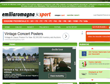 Tablet Screenshot of emiliaromagnasport.com